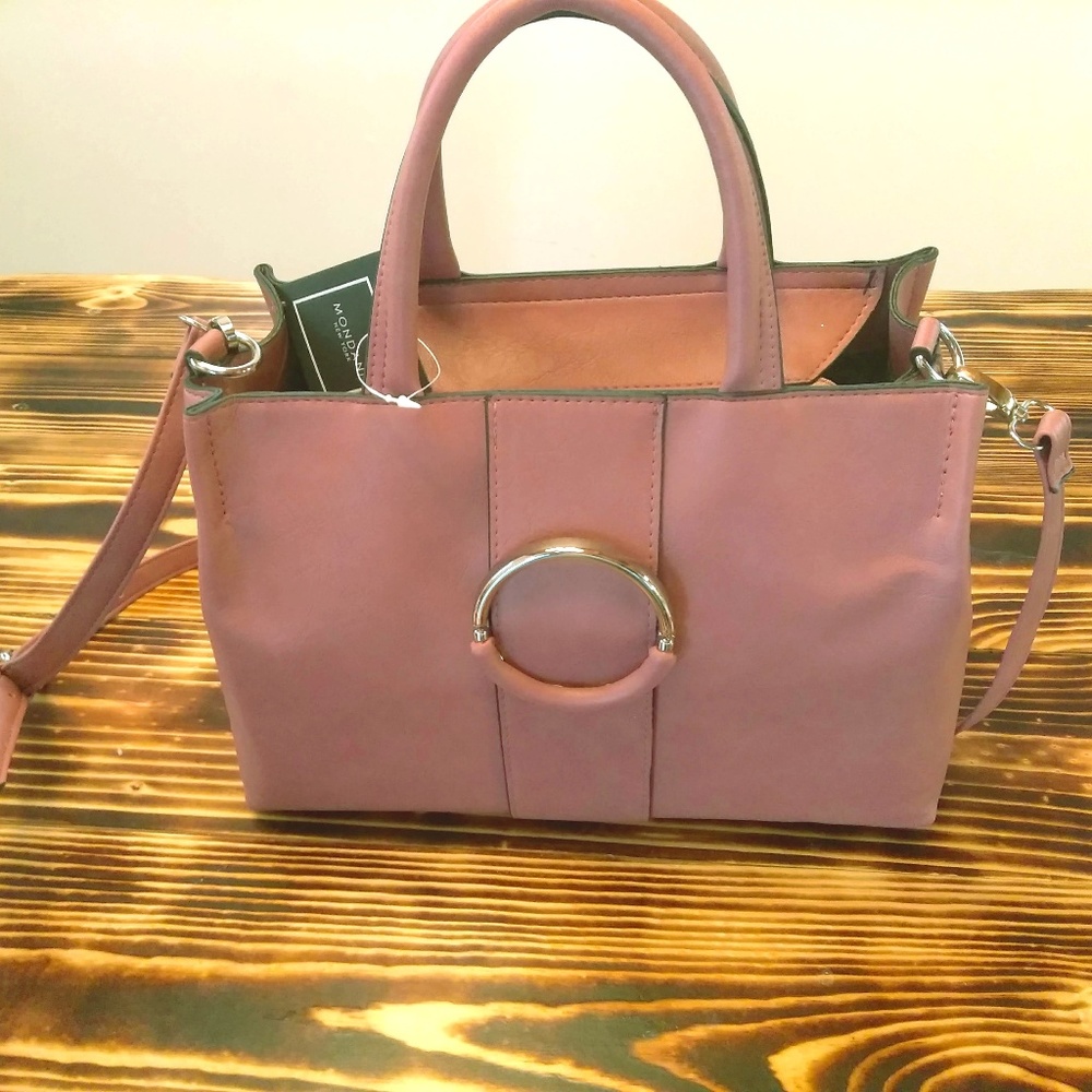Mondani Dark Mauve Satchel Purse